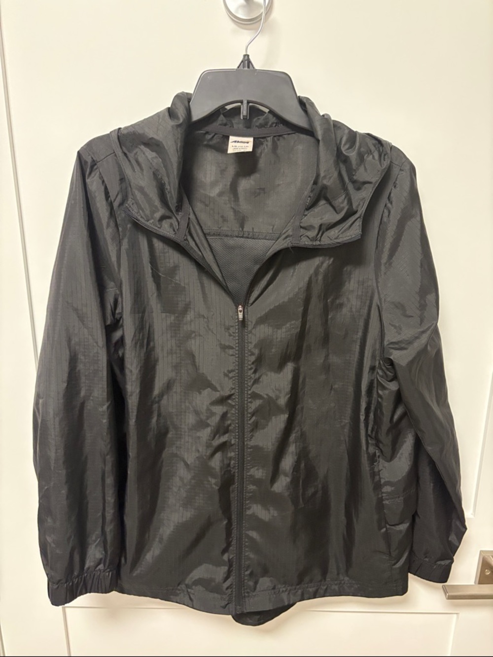 Avia Black Hooded lightweight Zip Jacket